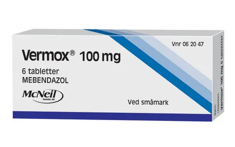 Vermox tabletter 100 mg