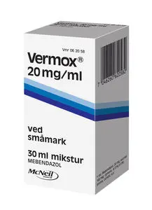 Vermox mikstur 20 mg/ml