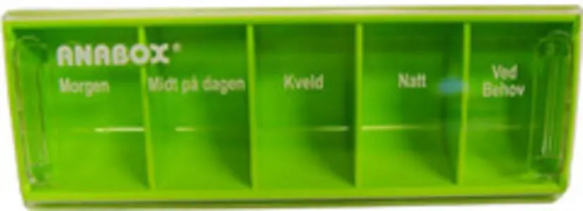 Anabox doseringseske dag limegrønn 1 stk