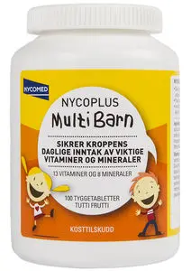 Nycoplus Multi barn tyggetabletter 100 stk