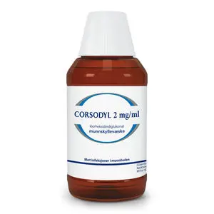 Corsodyl 2 mg/ml munnskyllevæske