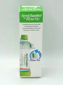 AeroChamber Plus Flow-Vu barnedesign (grønn) 1stk