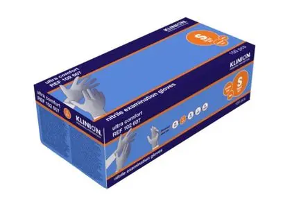 Klinion Ultra Comfort engangshanske nitril S 150 stk