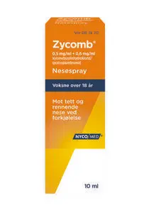 Zycomb Nesespray 0,5 mg/ml/0,6 mg/ml