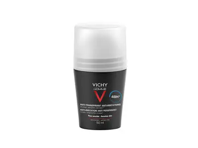 Vichy Homme 48H Anti-Irritations Antiperspirant deodorant uten parfyme 50 ml