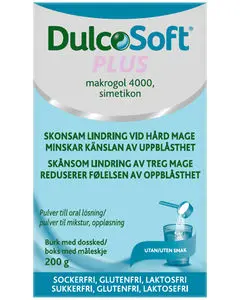 Dulcosoft Plus pulver til mikstur/oppløsning 200 g 