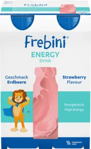 Frebini ENERGY Drink Jordbær 4x200 ml