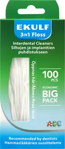 Ekulf 3in1 Floss - 100 stk 