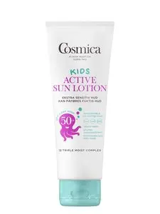 Cosmica Sun Kids Lotion uparfymert SPF50+ solkrem barn 125 ml