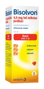 Bisolvon Mikstur med jordbærsmak 0,8 mg/ml