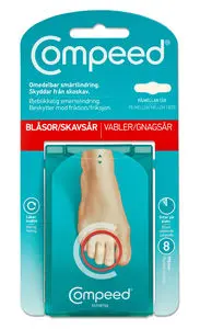 Compeed gnagsårplaster for tær 8 stk