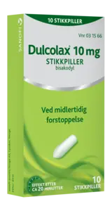Dulcolax Stikkpille 10 mg