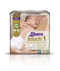 Libero touch 1 /2-5kg åpen bleie 22 stk