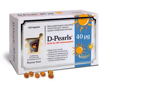 D-Pearls 40 mcg 120 kapsler