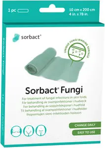 Sorbact Fungi bandasje 10cmx200cm 1 stk
