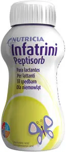 Infatrini Peptisorb fullverdig næringsdrikk for barn 4x200 ml