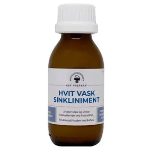 Hvit vask sinkliniment NAF 100 ml