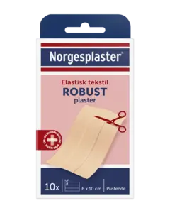 Norgesplaster robust plaster 6x10cm 10 stk