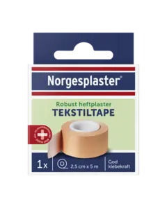 Norgesplaster robust heftplaster 2,5cmX5m 1 stk