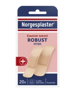 Norgesplaster robust strips 2 størrelser 20 stk