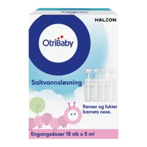 OtriBaby saltvannløsning nesedråper 18stk