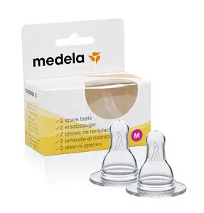 Medela smokk med medium hull 3-6 mnd 2 stk