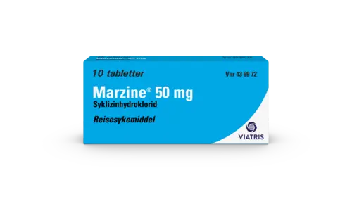 Marzine tabletter 50 mg