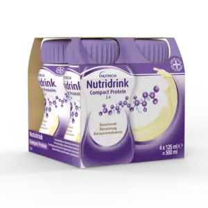 Nutridrink Compact Protein næringsdrikk banan 4x125 ml