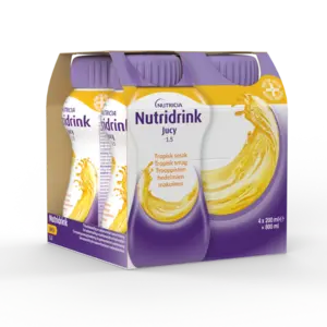 Nutridrink Jucy næringsdrikk tropisk frukt 4x200 ml