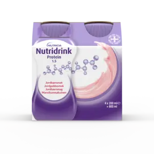 Nutridrink Protein jordbær 4x200 ml