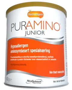 Nutramigen Puramino Junior hypoallergen, aminosyrebasert spesialnæring 400 g