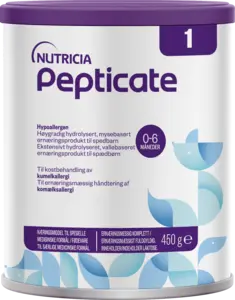Pepticate morsmelkerstatning for barn 0-1 år med kumelkallergi 450 g