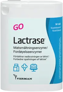 Lactrase GO tyggetabletter 50 stk