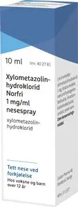Xylometazolin Norfri 1 mg/ml nesespray
