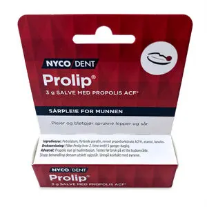 Nycodent Prolip 3 gram salve med 3% propolis ACF ™