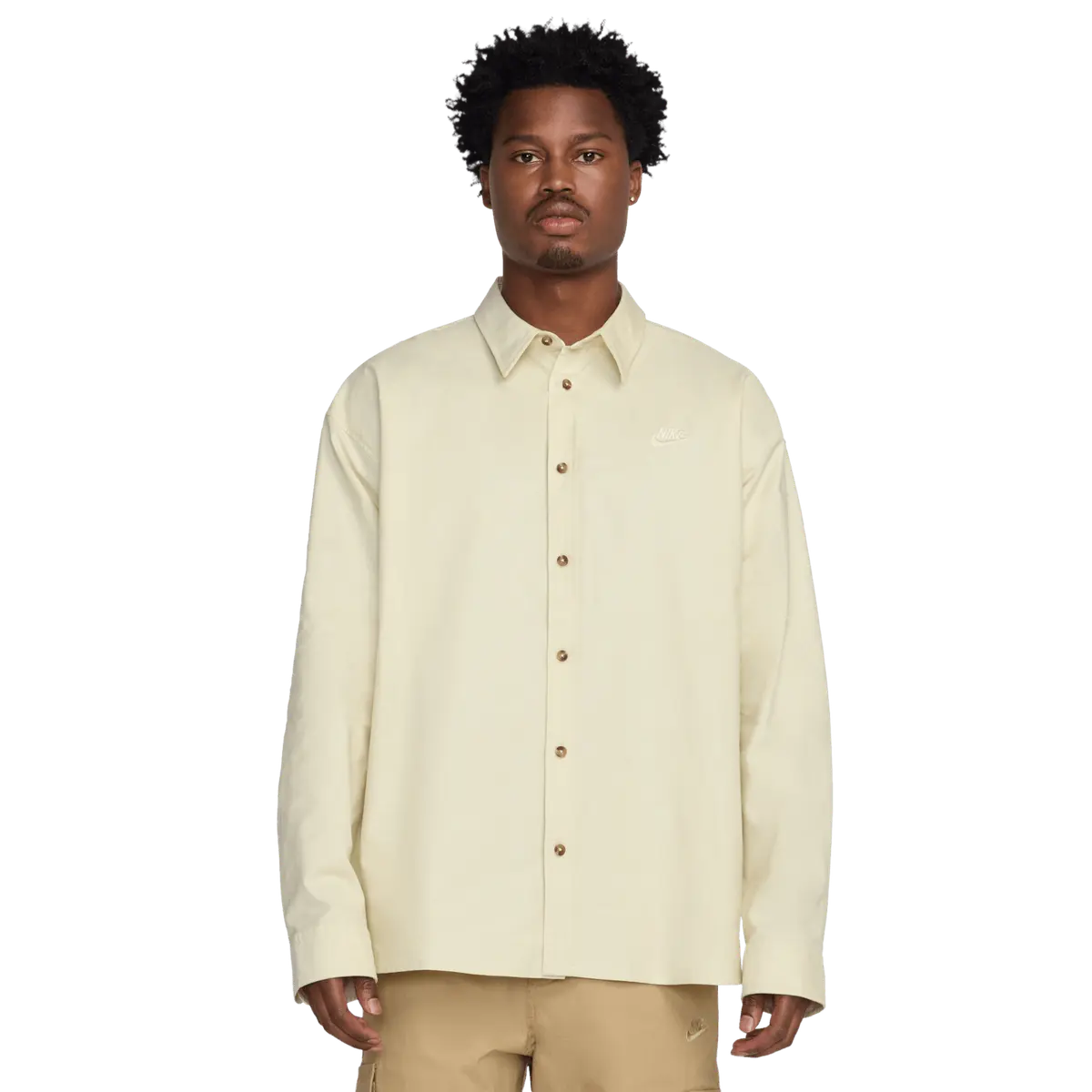 Club Oversized Long-Sleeved Oxford Shirt, skjorte, herre