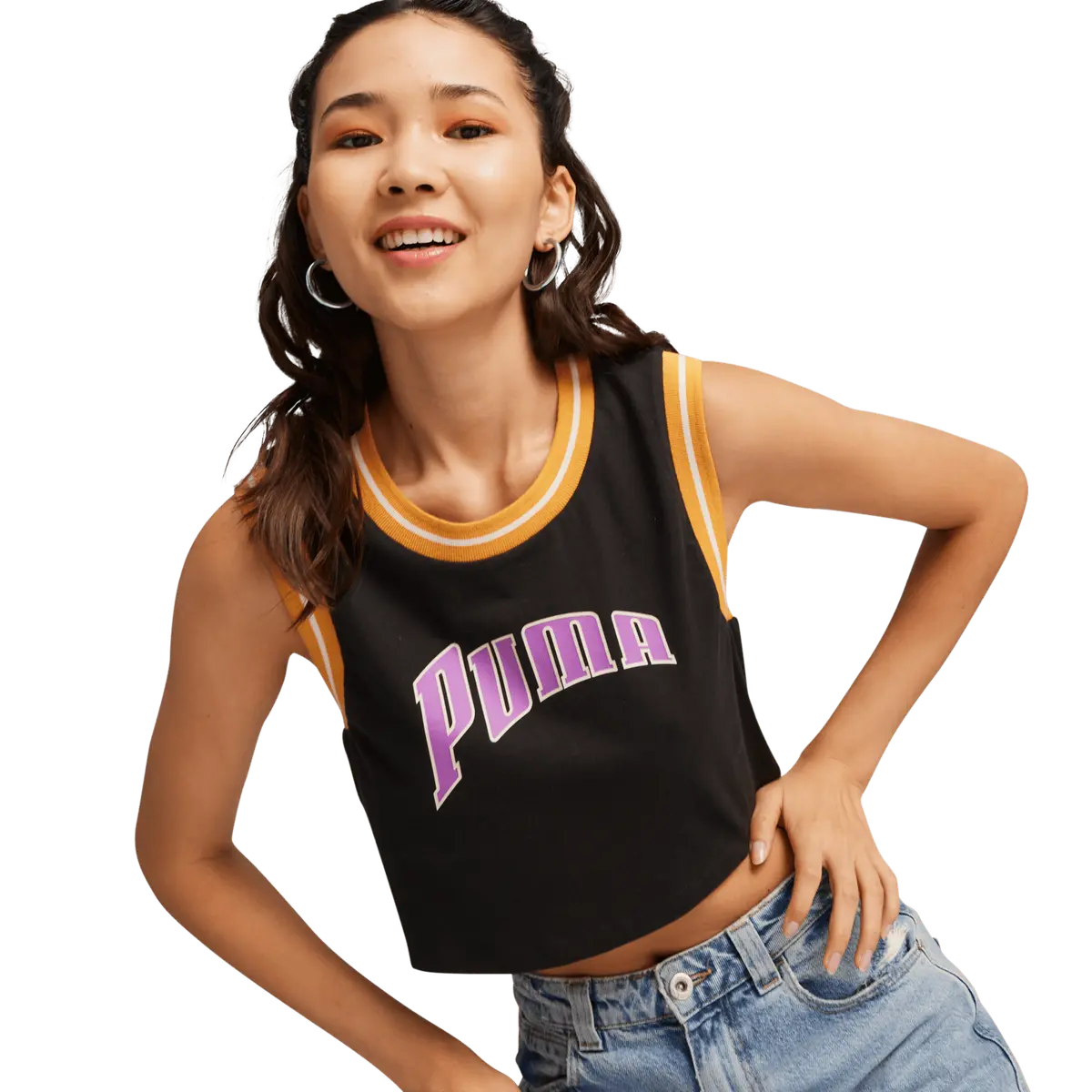 Team Women's Graphic Crop Top, kort t-skjorte, dame