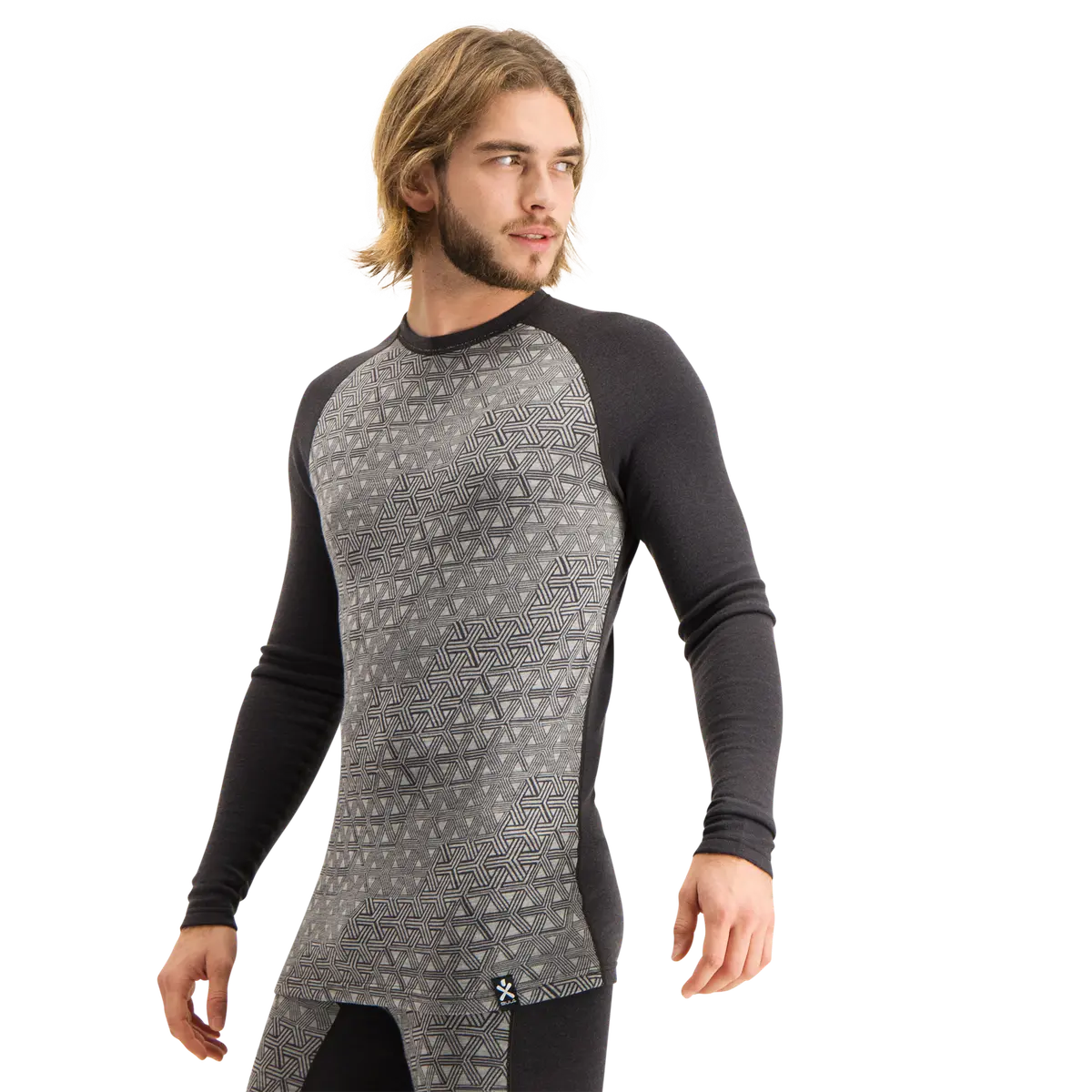 Geo Merino Wool Crew, ulltrøye herre