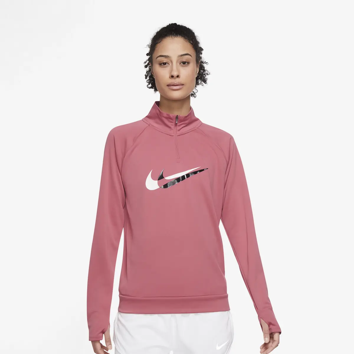 NK DF SWSH RUN HZ MDLAYR, treningstrøye dame